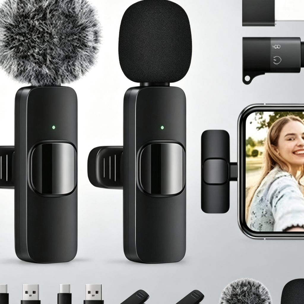 Professional Wireless Lavalier Microphone System