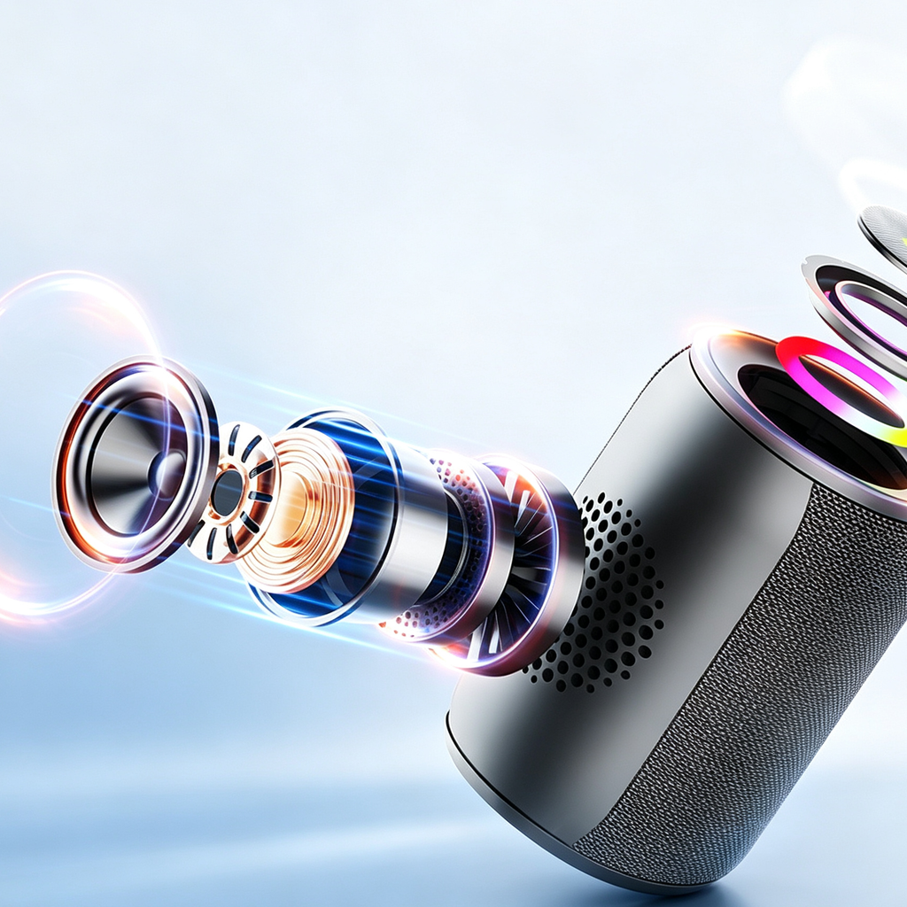 Hi-Fi Portable Speaker with Dynamic RGB Lighting