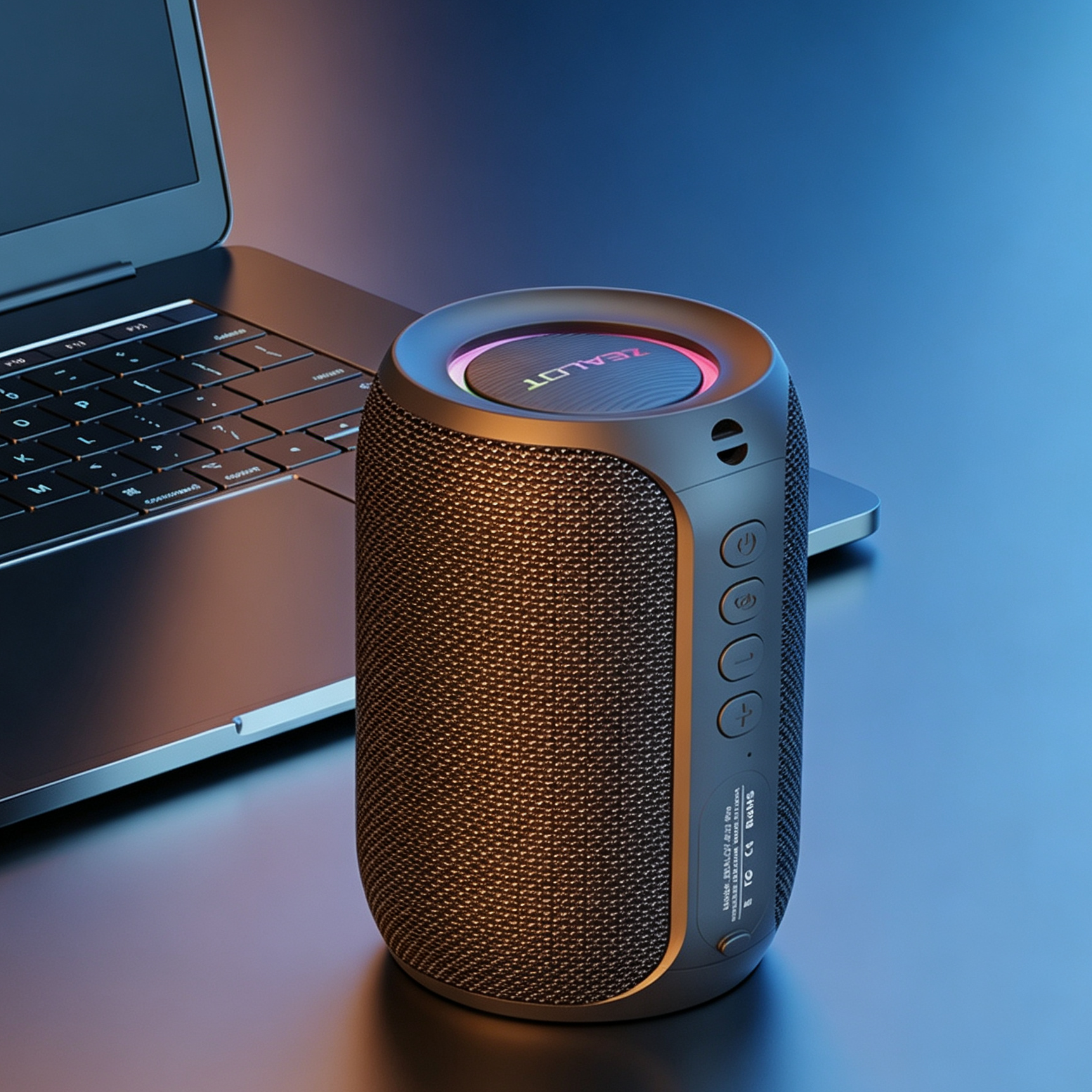 Hi-Fi Portable Speaker with Dynamic RGB Lighting